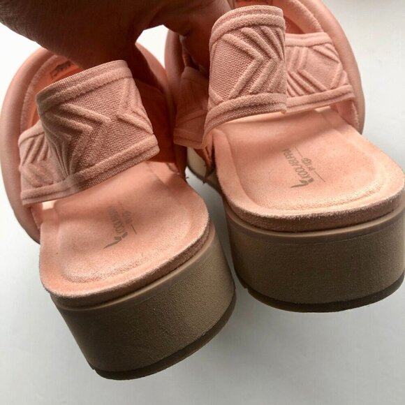 UGG's KOOLABURRA Anida Sandal in Almost Apricot with Tan platform & soles US8 - Picture 9 of 16